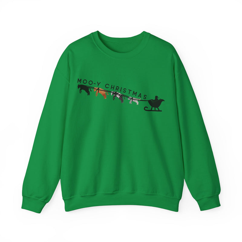 Moo-y Christmas Crewneck Sweatshirt