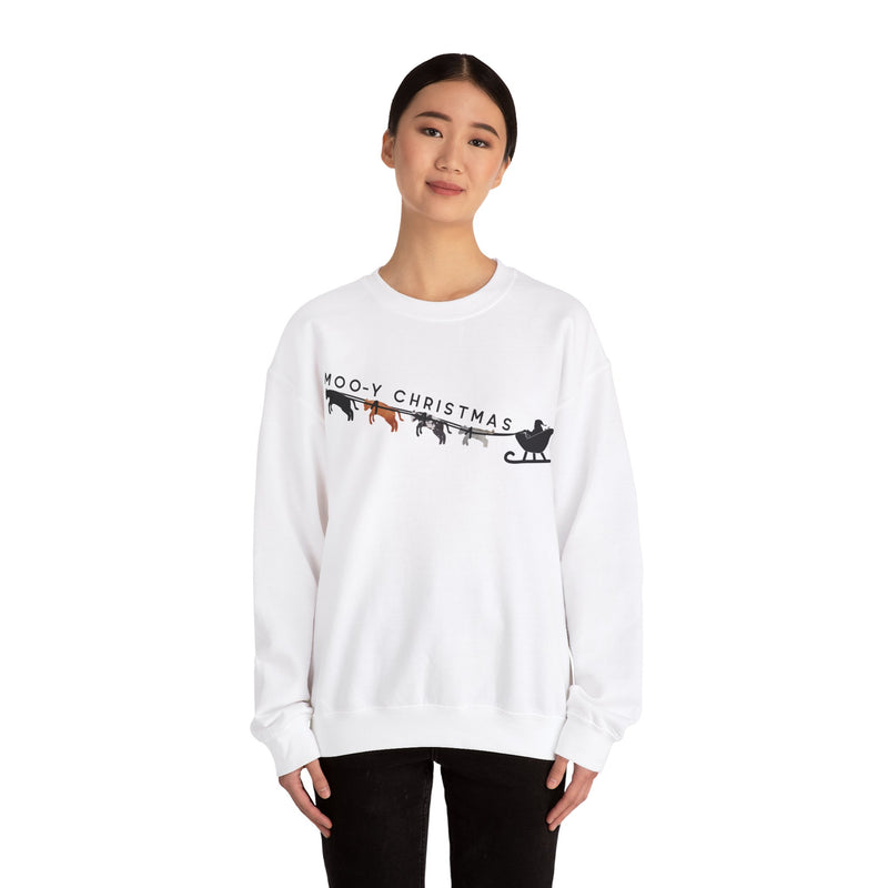 Moo-y Christmas Crewneck Sweatshirt