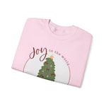 Joy to the World Cattle Tag Crewneck Sweatshirt