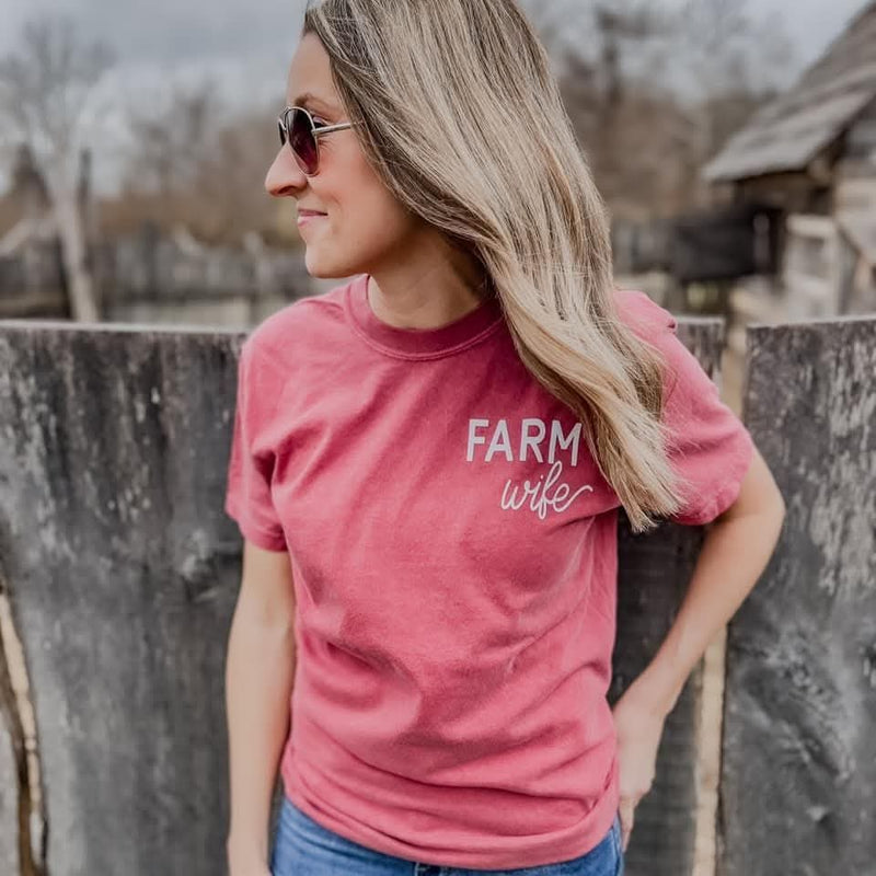 Farm Wife on Red CC