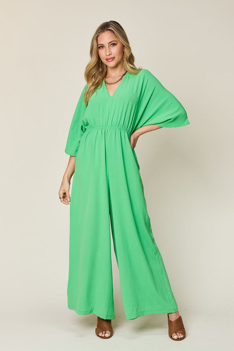 Jump to Conclusions Wide Leg Jumpsuit