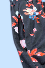 Sloane Printed Sleeveless Buttoned Magic Dress with Pockets