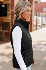 By the Campfire Cozy Black Vest