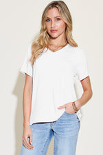 Basic Bae Bamboo V-Neck Tee | Summer Edit