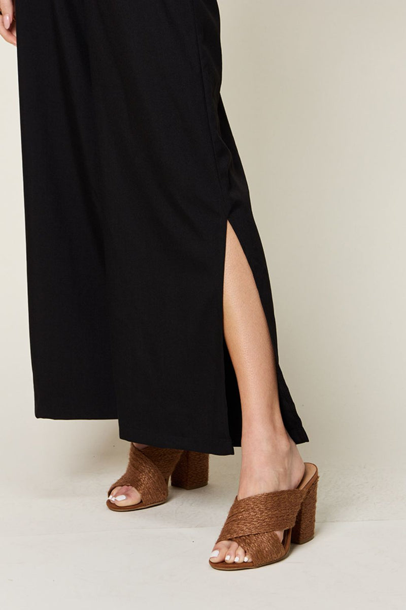 Into the Night Black Jumpsuit
