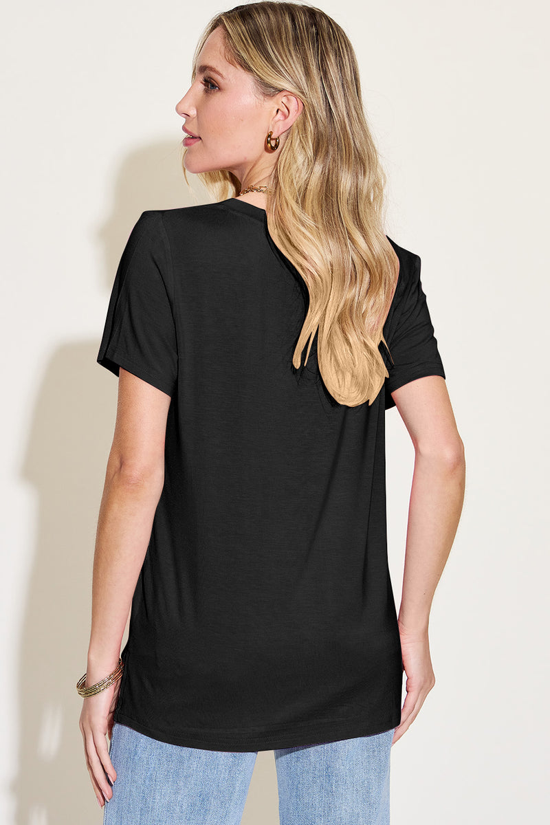 Basic Bae Bamboo V-Neck Tee | Summer Edit