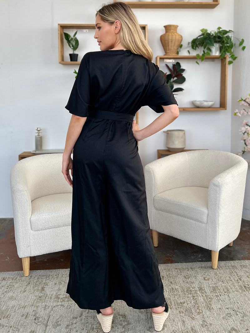 Into the Night Black Jumpsuit