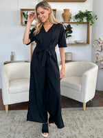 Into the Night Black Jumpsuit