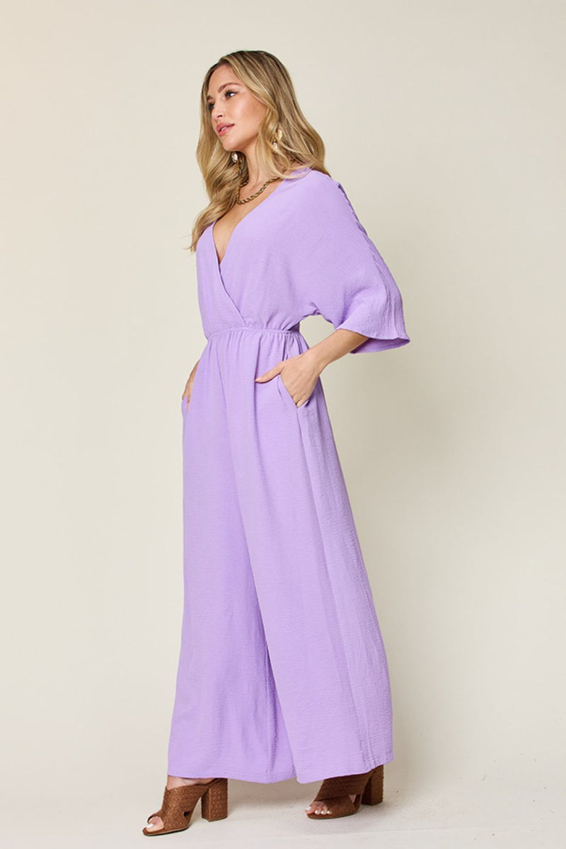 Jump to Conclusions Wide Leg Jumpsuit
