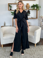 Into the Night Black Jumpsuit