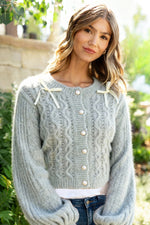 Winter Belle Button Down Sweater