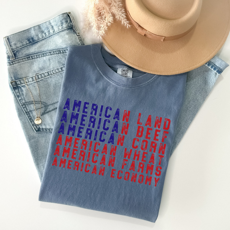 American Land American Beef Tee on CC
