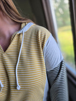 A Cheerful Day Striped Hoodie