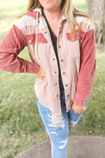 Barnes Corduroy Sweatshirt Jacket
