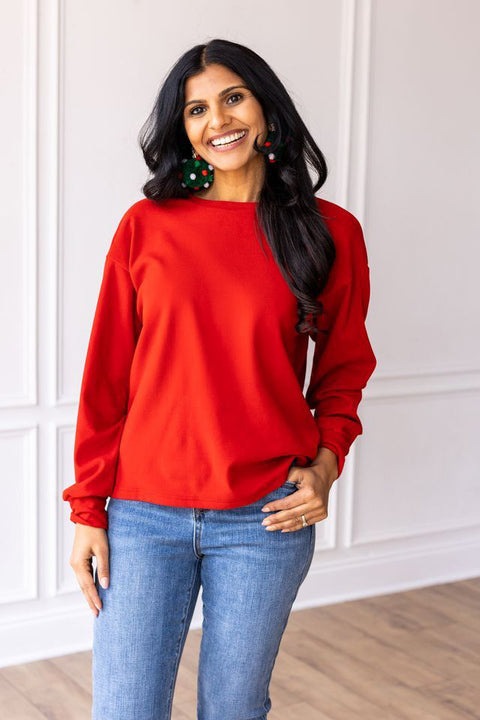 Crazy Cozy Microfleece Crewneck