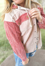 Barnes Corduroy Sweatshirt Jacket